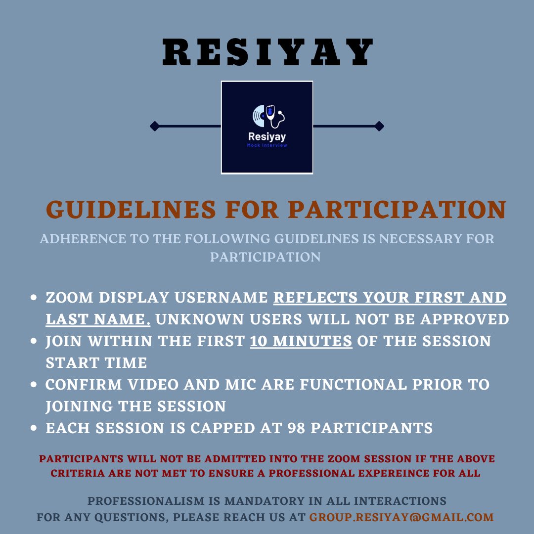 Resiyay22's tweet photo. Resiyay Free Group Mocks with residency applicants across the 🌎 start tonight! @Inside_TheMatch 
#eras #match #md #do #mbbs https://t.co/zj4ru6jl9s