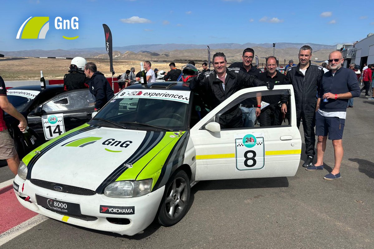 grupoGnG's tweet photo. 🏁 #GnG 💚 en la 24h Experience 2024 🏁

Este fin de semana, del 27 al 29 de septiembre, nuestro equipo de GnG participó en la 24h Experience en el Circuito de Andalucía con nuestro mecánicos y pilotos Ibon y Javier.

#tutallerdeconfianza #felizviernes #GnG24hExperience https://t.co/nKcm8MFVFm