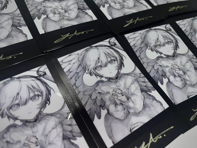黒チェキも作りましたかわいい…( ;  ; ) 
