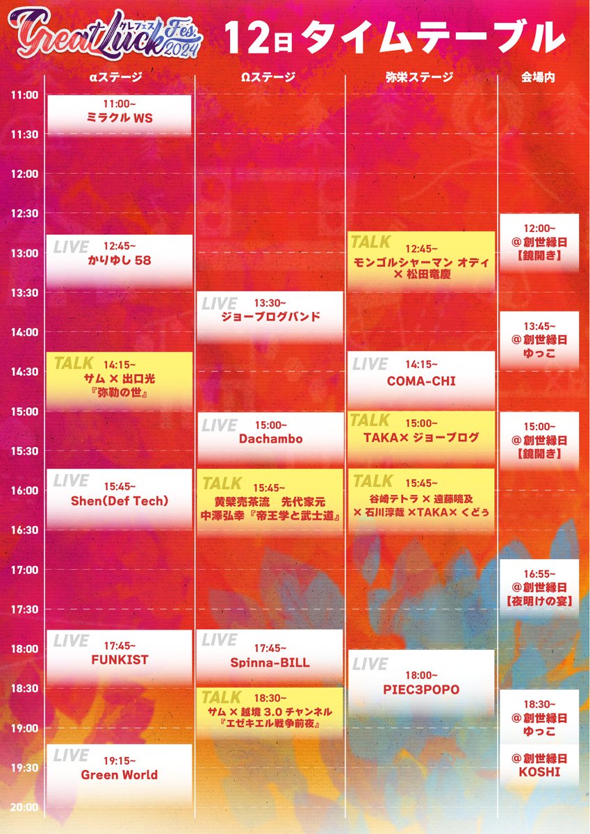 GreatLuckFES 2024【公式】 tweet media