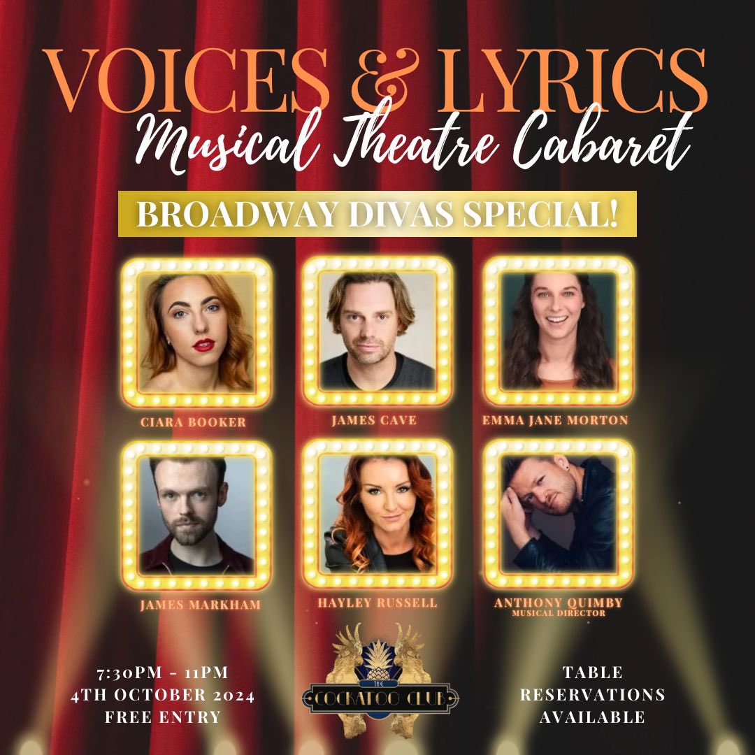 Back at <a href="/CockatooClub/">CockatooClub</a> tonight. Join us for drinks from 7.30pm.