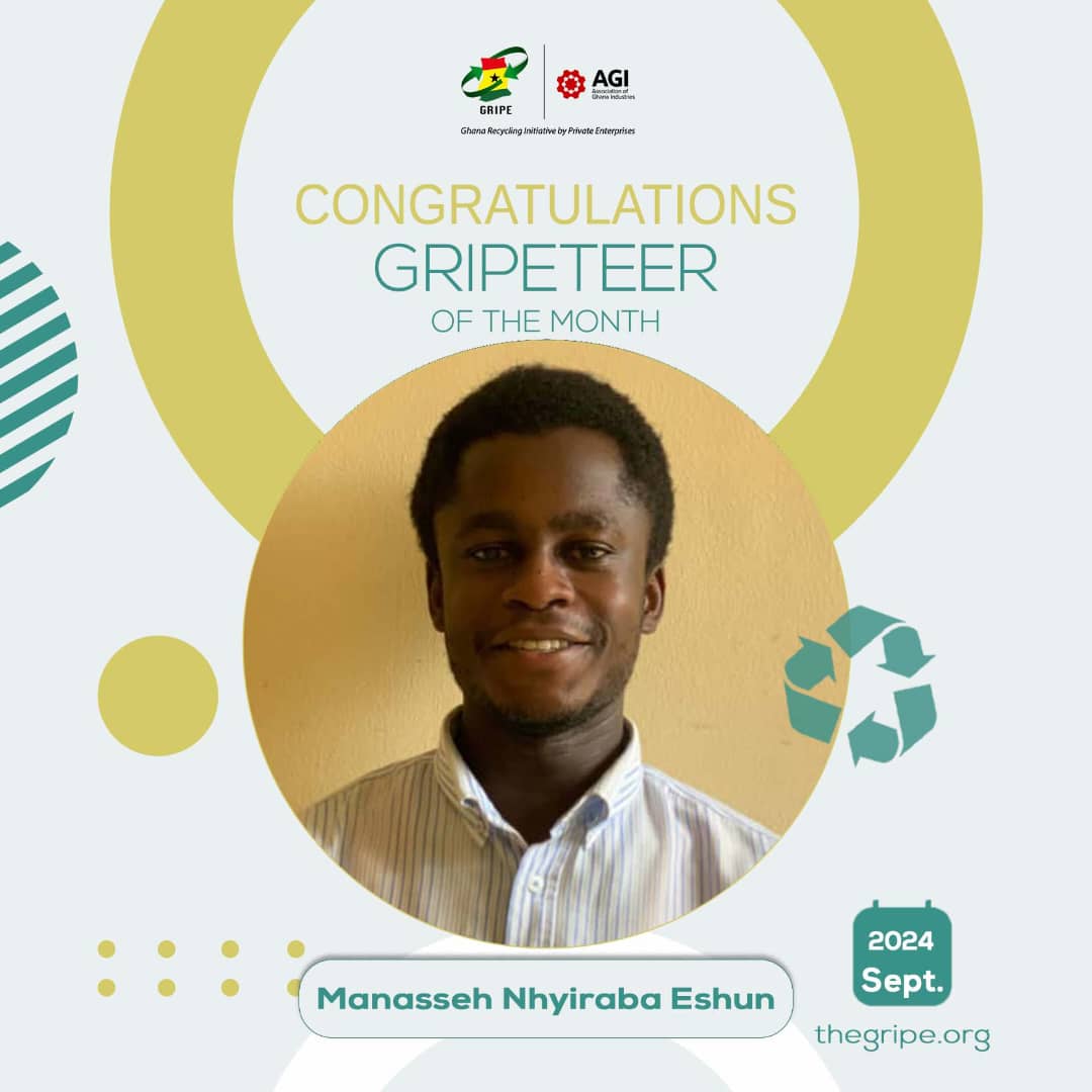 gripe_official's tweet image. We end #September2024 by crowning Manasseh Nhyiraba Eshun as the volunteer of the month 👏🏾👏🏾. 
We truly appreciate your commitment.Keep up with your consistent support. #Volunteer #GRIPE