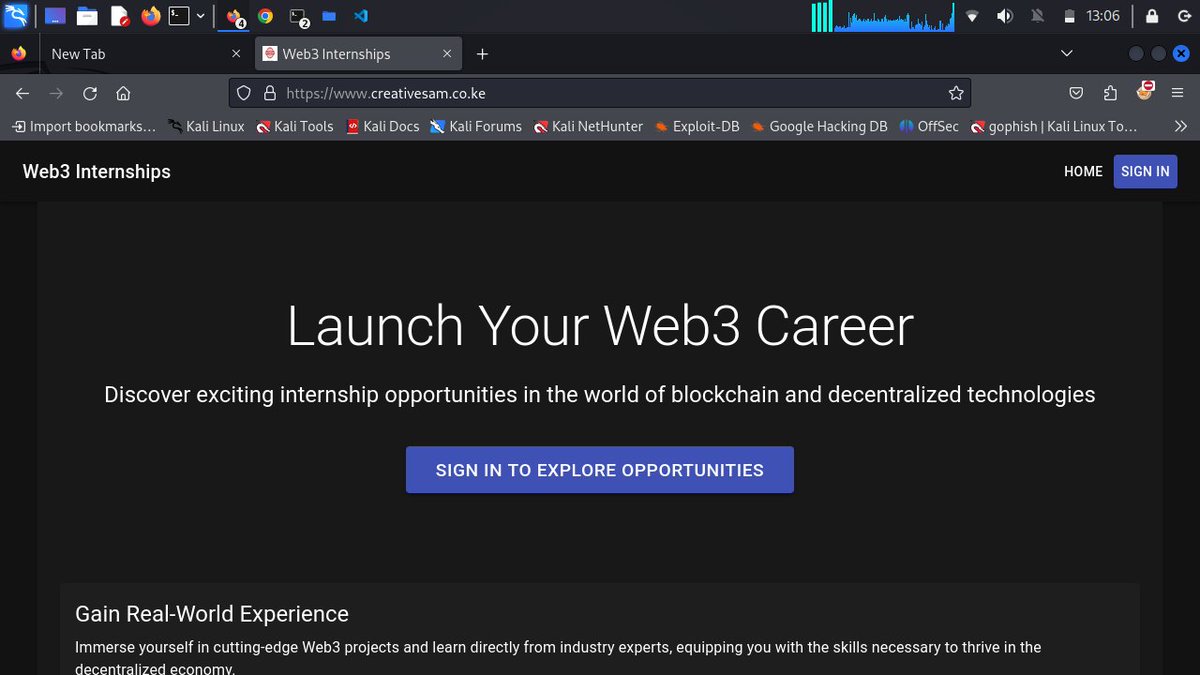 rareniches's tweet image. 🔍 Searching for your dream internship? Look no further! At creativesam.co.ke, we connect you with exciting opportunities in the blockchain and decentralized tech world! #Web3 #CareerGoals #InternshipSearch