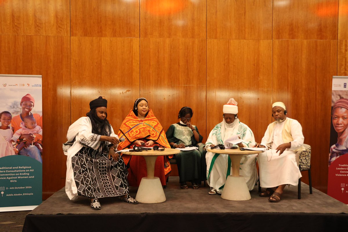 unwomenAU's tweet image. The presentation of the key summary takeaways by some of the executive members of the #COTLA and religious leaders #RoadtoAUCEVAWG #Africanvoices