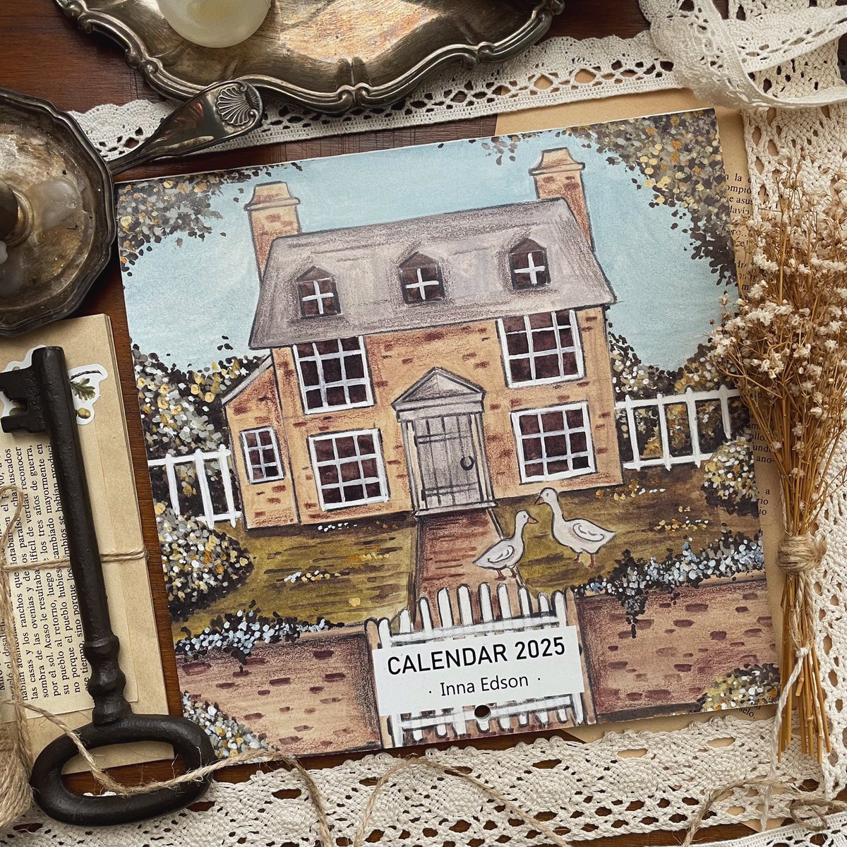 edson_forest's tweet photo. • My first calendar ☺️☺️☺️
I’m so happy to share with you all ☺️✨
There is 12 illustrations that I drew during this year. And with all my heart I hope you’ll enjoy my tiny world that awaits you inside this house 🕯️🕰️🧺☕️🥧
.
#illustration #calendar #cottagecore #illustrator https://t.co/LNzBftJAPw