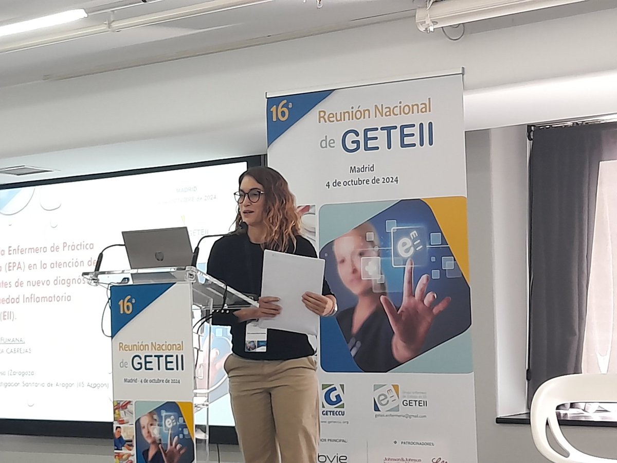 Se abre la sesión de comunicaciones orales <a href="/GETEII/">GETEII</a> 
Erika Lozano EPA EII del HCU Lozano Blesa Zaragoza modera Laura Marín <a href="/BuhoMultiple/">Laura Owl</a> 
#enfermeradeinflamatoria