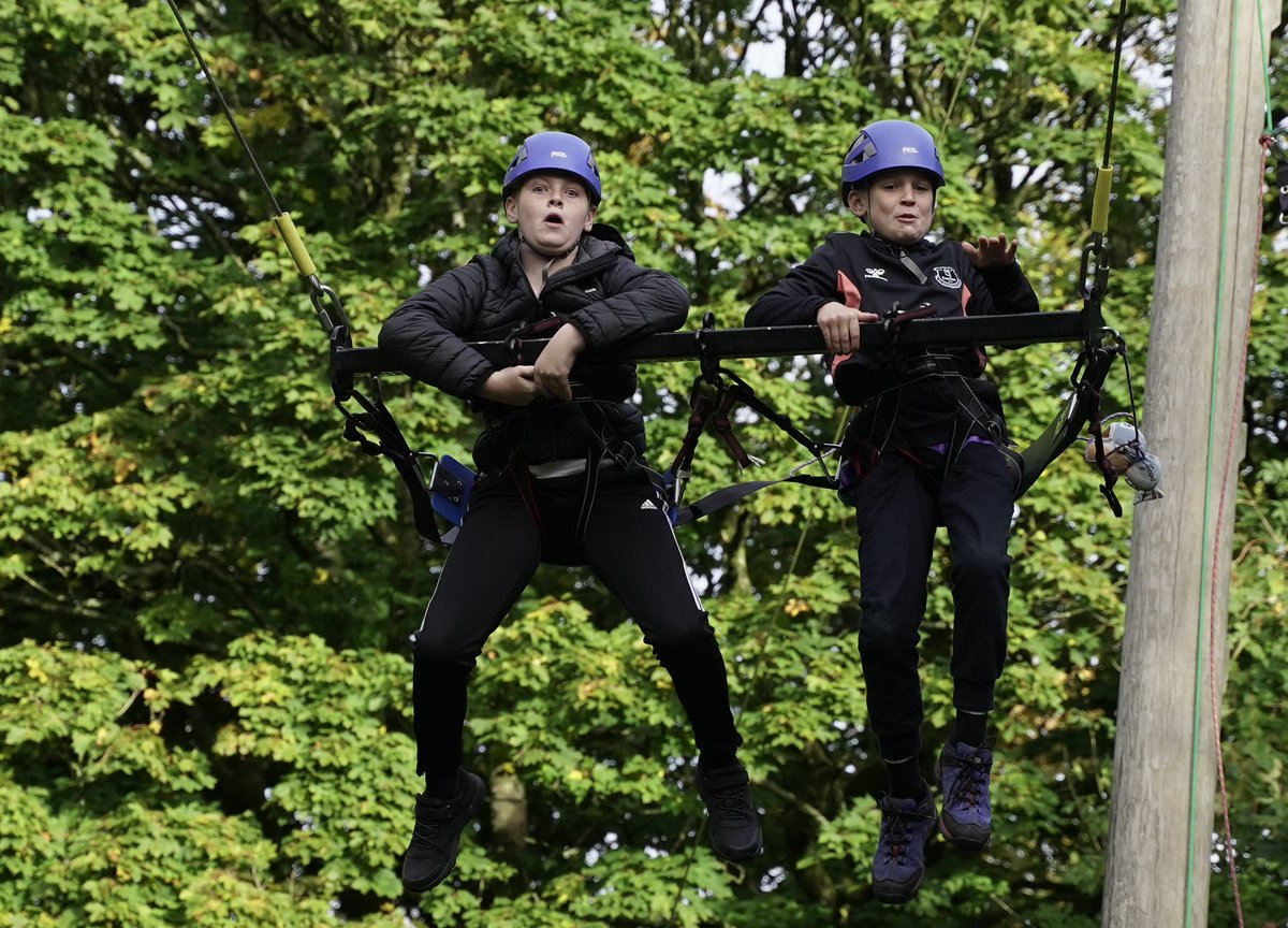 The highlight of every <a href="/RealRobinwood/">Robinwood Activity Centre</a> trip has to be.....GIANT SWING FACES!!