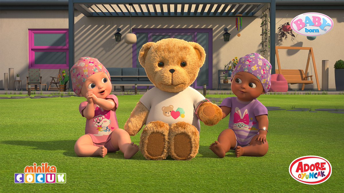 adoreoyuncak's tweet photo. Baby Born, şimdi sevimli karakterleri ile ekranlarda miniklerle buluşuyor!

Emma ve arkadaşlarının eğlenceli maceralarını her gün saat 11:30 ve 15:30’da @minika Çocuk kanalında izleyebilirsiniz!

#AdoreOyuncak #oyuncak #zapfcreation #babyborn #minikaçocuk https://t.co/a0jFcV22Gv
