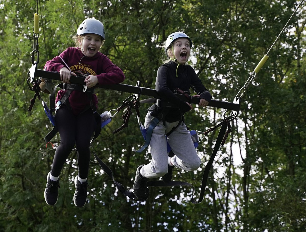 The highlight of every <a href="/RealRobinwood/">Robinwood Activity Centre</a> trip has to be.....GIANT SWING FACES!!