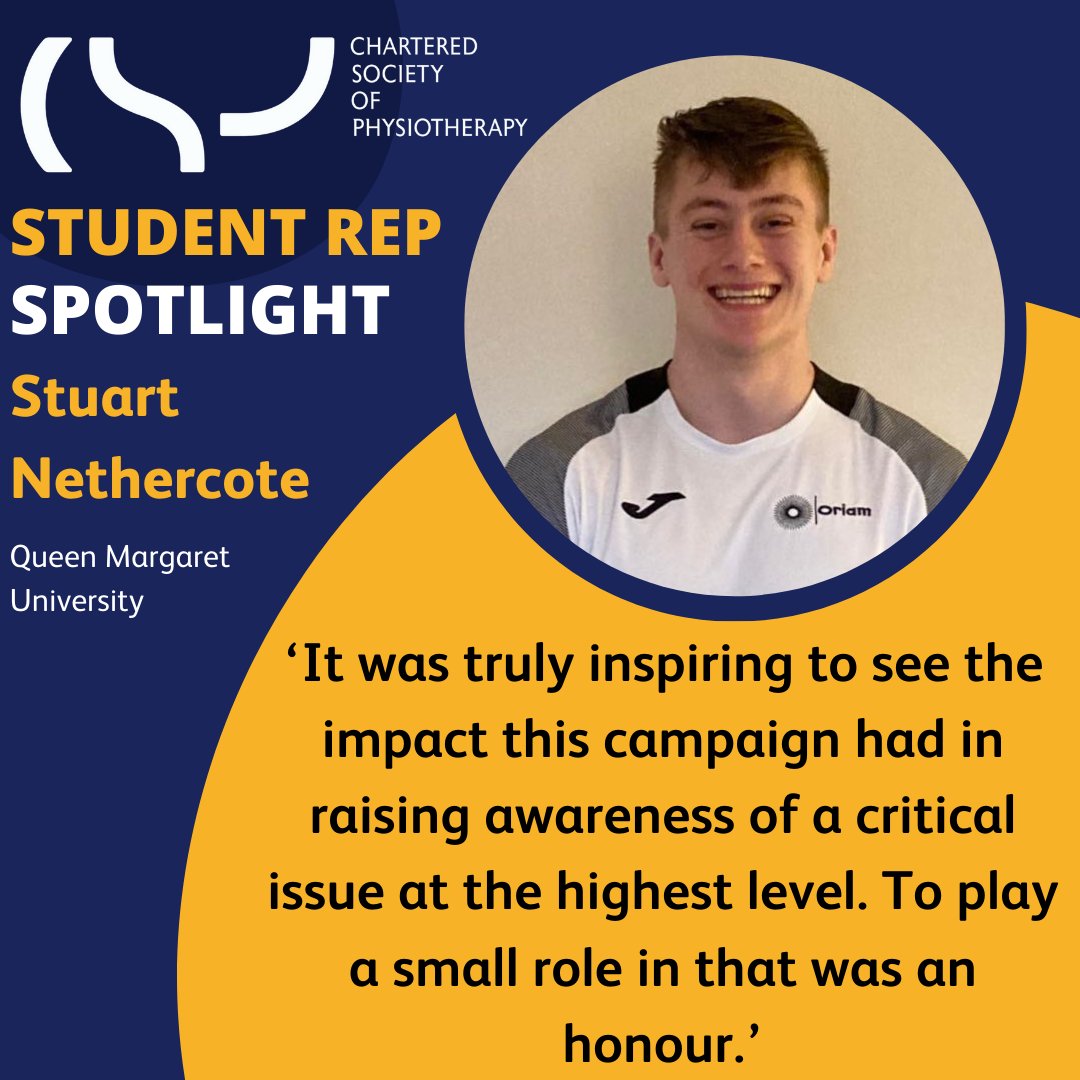 Hear how our <a href="/QMUPhysio/">QMUPhysio</a> CSP student rep, Stuart, has been working to influence a sustainable Scottish workforce and why you should sign up to be our next <a href="/thecsp/">Chartered Society of Physiotherapy (CSP)</a> student rep!

csp.org.uk/news/2024-10-0…