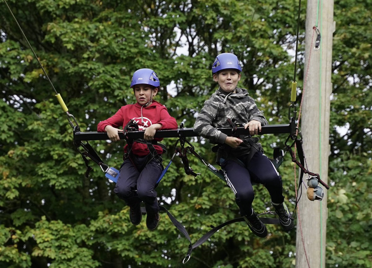 The highlight of every <a href="/RealRobinwood/">Robinwood Activity Centre</a> trip has to be.....GIANT SWING FACES!!