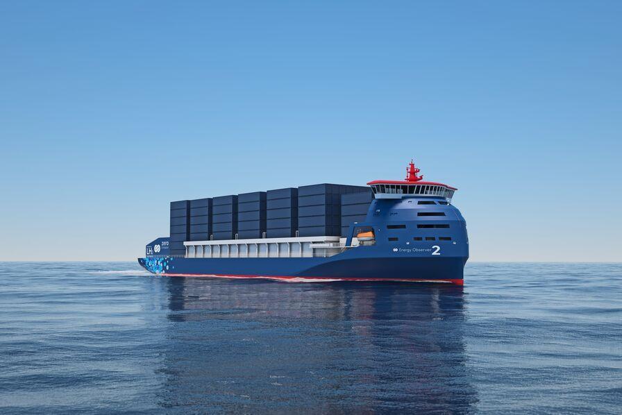 Energy Observer mise sur le mini-nucléaire de Naarea pour alimenter en hydrogène son cargo zéro émission usinenouvelle.com/article/energy…