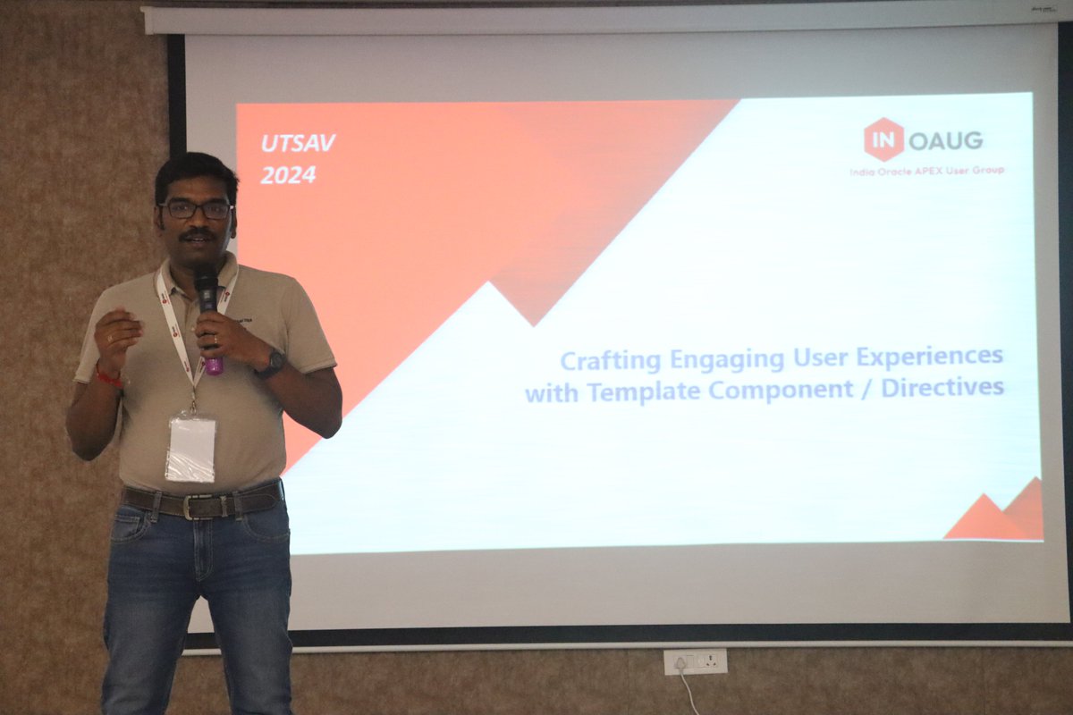 inoaug's tweet image. Balamurugan Natarajan shares Oracle APEX Template Component tips to simplify app development and boost engagement! 💻

#Oracle #LowCode #OracleAPEX #orclAPEXIndia #AI #GenAl #INOAUG #OracleCloud #OCI #OracleDatabase #Database23ai #OracleDeveloper #orcIAPEXJAPAC #ASEAN #OracleACE