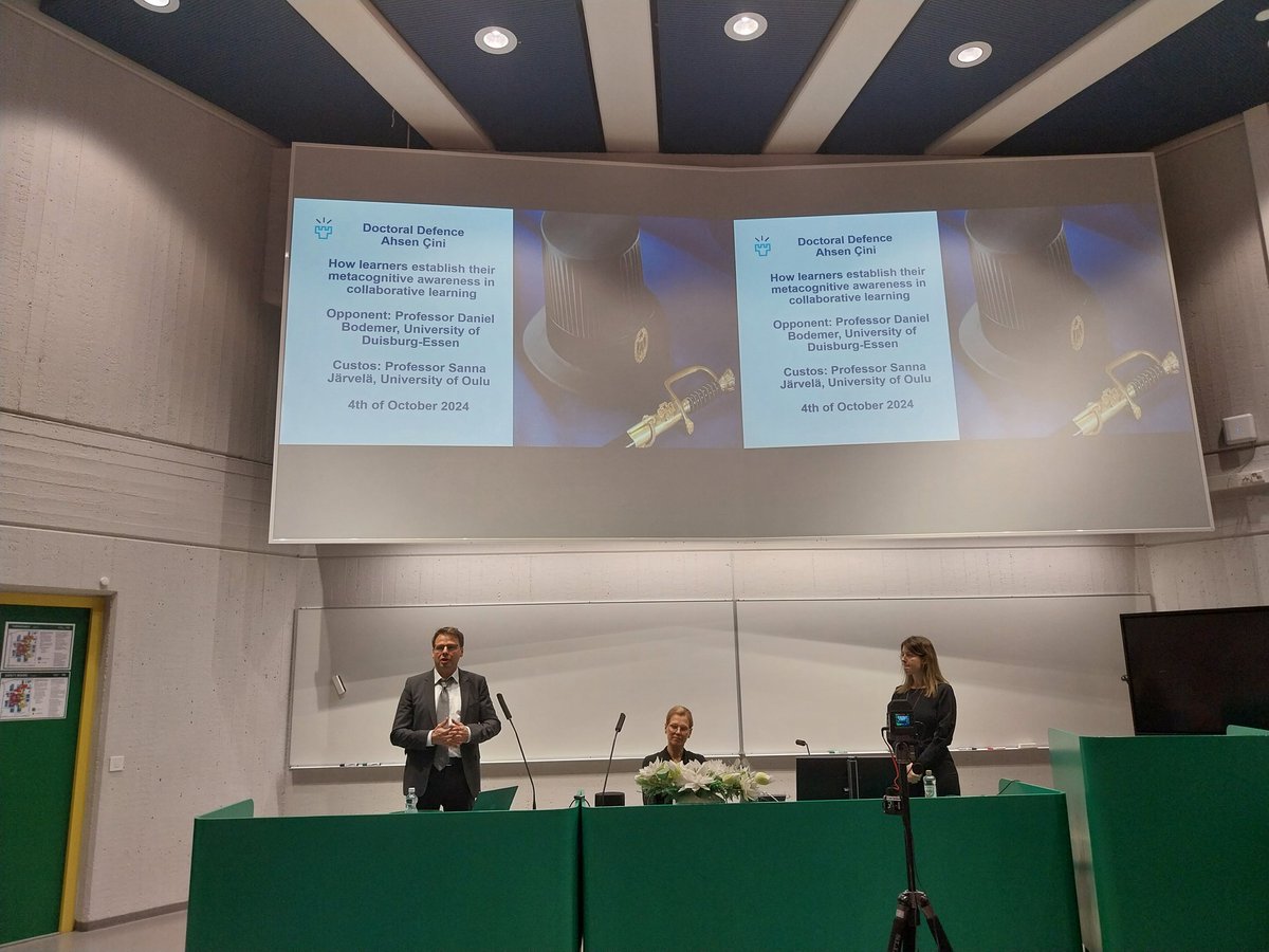 Our Finland journey started on the same day with Ahsen!  Now, she is defending her PhD. thesis! Very happy and proud of her hard work <a href="/AhsenCini/">Ahsen Çini</a>