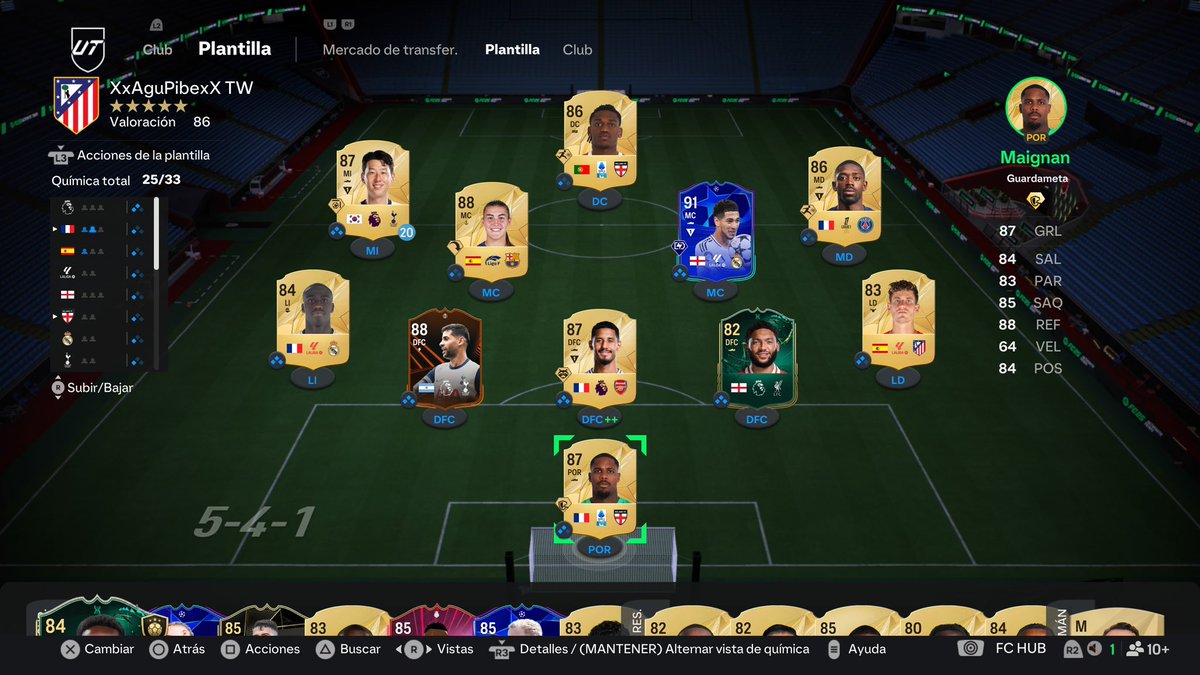 Este es el equipo del primer FutChampions, ¿qué tal vuestros equipos?👀
