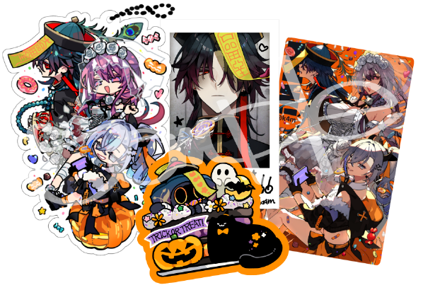 10/27 OVER the GALAXIAS 4【東3 ア62b】k4m
仙舟ネタ多めの刃ちゃん本だすぞ〜!あとハロウィンアクキーセットも入稿全部済んだ🎃
別ジャンルですが9月に出せなかった傀暮本も出します! 