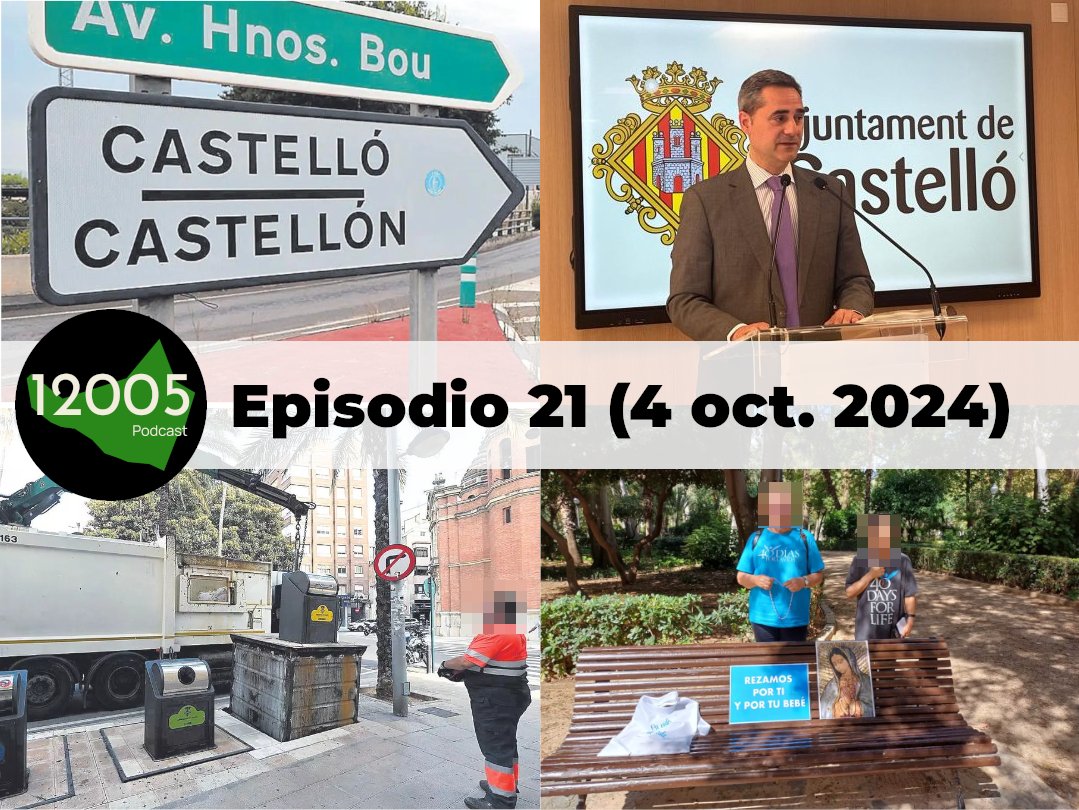 🧨 Masclet informativo #21 (4 oct. 2024)

Entre otras cosas:
· Ortolá sale ileso: (sic) "mentir no es delito"
· El topónimo: Castelló es la única denominación valida
· "Basurazo" a la vista
· Campaña de rezo

podcasters.spotify.com/pod/show/podca…

#castelló #castellón #Podcast