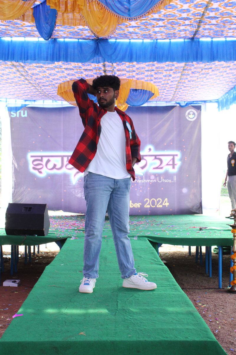 sr_university's tweet photo. Stride with pride and own the spotlight! SWAGATAM'24’s Ramp Walk showcased bold fashion, unique style, and unstoppable confidence. Who’s ready to rule the runway?  

#SRU #SRUniversity #SWAGATAM24 #RampWalk #FashionShow #BoldStyles #UniqueFashion #RunwayVibes #OwnTheSpotlight https://t.co/ERaz1gOGbE