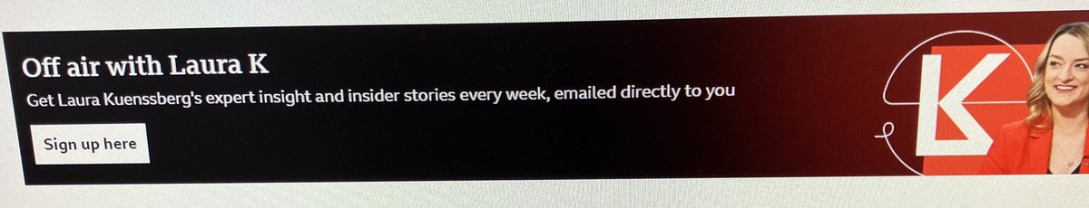 Wonder if Boris has signed up for this on the BBC’s website
#BorisJohnson #LauraKuenssberg