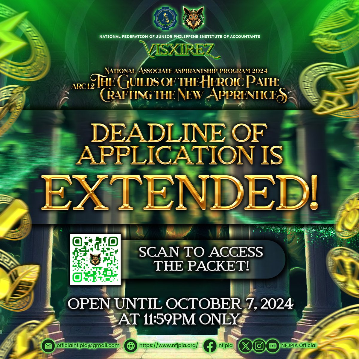 𝐍𝐀𝐀𝐏 𝐀𝐩𝐩𝐥𝐢𝐜𝐚𝐭𝐢𝐨𝐧 𝐃𝐞𝐚𝐝𝐥𝐢𝐧𝐞 𝐄𝐗𝐓𝐄𝐍𝐃𝐄𝐃!

𝐒𝐮𝐛𝐦𝐢𝐭 𝐲𝐨𝐮𝐫 𝐚𝐩𝐩𝐥𝐢𝐜𝐚𝐭𝐢𝐨𝐧𝐬 𝐮𝐧𝐭𝐢𝐥 𝐎𝐜𝐭𝐨𝐛𝐞𝐫 𝟕, 𝟐𝟎𝟐𝟒 𝐚𝐭 𝟏𝟏:𝟓𝟗 𝐏𝐌.

📜 Access the packet below for application information. 📜
tinyurl.com/NAAP2024