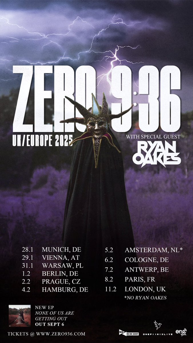 EUROPE / UK TOUR WITH ZERO 9:36