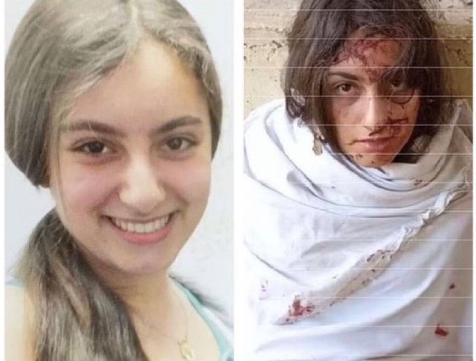 VividProwess's tweet photo. Today marks the 364th day of Karina Ariev's captivity as a hostage held by Hamas in Gaza.

This is what Hamas has done to her.

Do not let Karina Ariev be forgotten. https://t.co/2hGVPIR7xZ