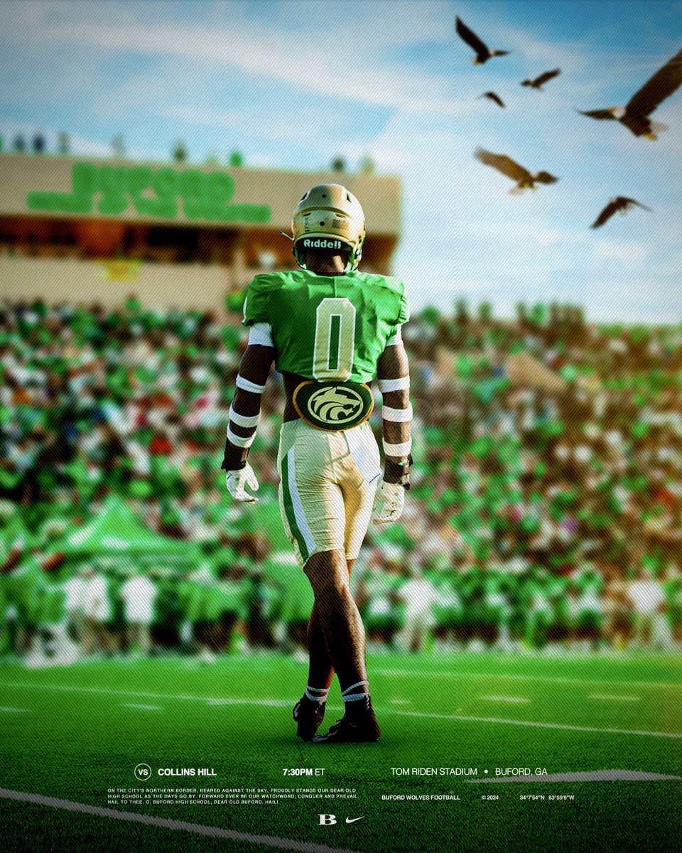 Buford Football (@buford_football) on Twitter photo Always good to be back in our house ποΈ
vs. <a href="/CollinsHillFB/">Collins Hill Eagles Football</a> // 7:30 pm // Buford, Georgia
#Gloryland | #AppEra Always good to be back in our house ποΈ
vs. <a href="/CollinsHillFB/">Collins Hill Eagles Football</a> // 7:30 pm // Buford, Georgia
#Gloryland | #AppEra