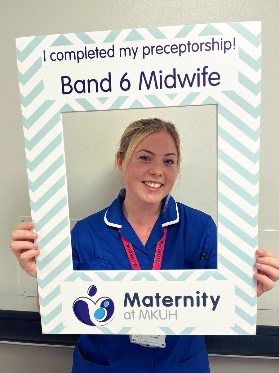 The lovely Jordan completed her #preceptorship year today and is now a band 6 #NHSMidwife 🎉✨🎉 Jordan has sailed through her preceptorship and is a wonderful midwife - what a fantastic week this has been! ☺️