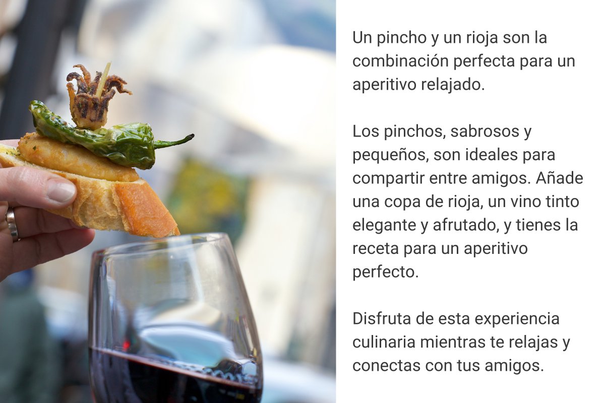 comerbeber's tweet photo. ¡El fin de semana ya está aquí! 🎉 ¿Qué mejor manera de celebrarlo que con un delicioso pincho y una copa de rioja? 🍢✨ ¡Salud y buen provecho! 🍷

Descubre más sobre los vinos de la Rioja aquí: https://t.co/HJIxJze02Z

#ViernesDeVinos #CopaResponsable #Gastronomía #VinoEspañol https://t.co/hfD428mih7