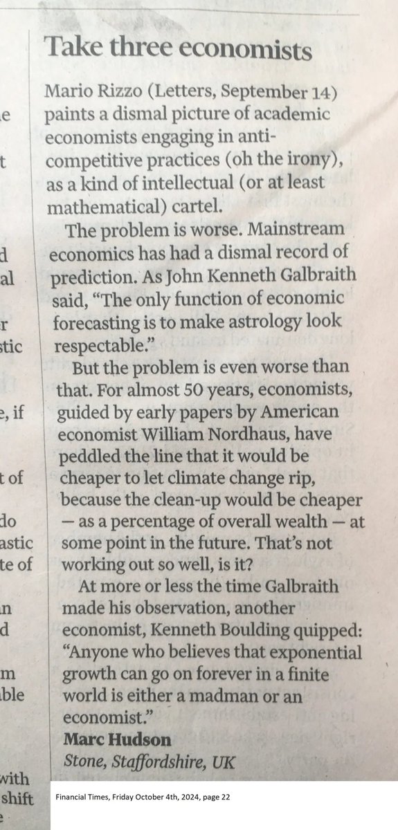 Marc Hudson (@marcsrhudson) on Twitter photo My letter in the Financial Times! <a href="/FT/">Financial Times</a>
On economists, madmen, astrologers etc.
marchudson.net/2024/10/04/let… My letter in the Financial Times! <a href="/FT/">Financial Times</a>
On economists, madmen, astrologers etc.
marchudson.net/2024/10/04/let…