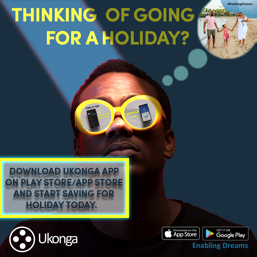UkongaApp's tweet photo. Download Ukonga App today from Play store/App store and start saving for your holiday.
#savewithukonga
#tgif
#holiday https://t.co/b8RTfN3KpF