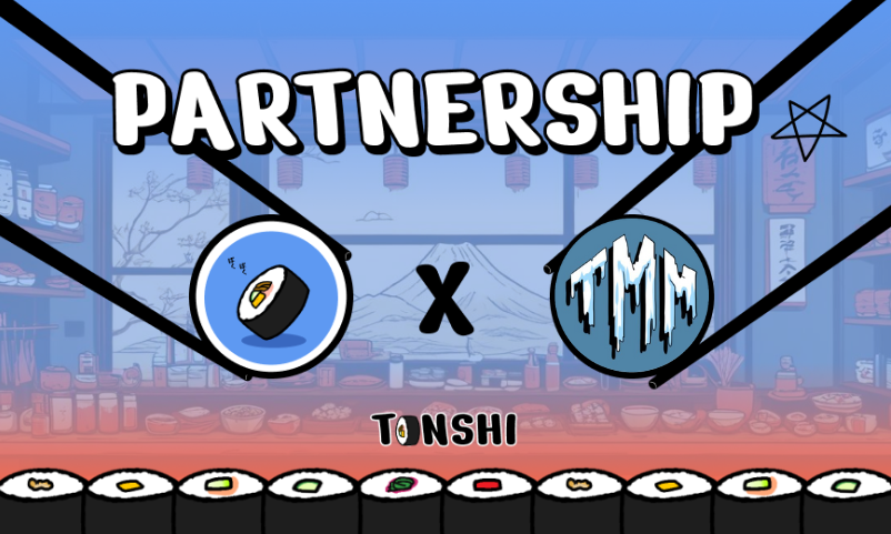 Tonshi_2024's tweet photo. Collaboration Announcement🍣

Tonshi x #Tmfer 5 FCFS WL #Giveaway !

The second series in @tmm_club collection, centered around the Ton meme theme.

Mint date: Mid-Late Oct Supply: 2,222

How to Join:
- Like, RT this Tweet
- Leave your Ton wallet address
- Follow @Tonshi_2024 @tmm_club @Rick_Podcast 
- Join: https://t.co/q6tjFdQZLK

#TON #寿司 #もうすぐです #Tonshi #telegram @ton_blockchain