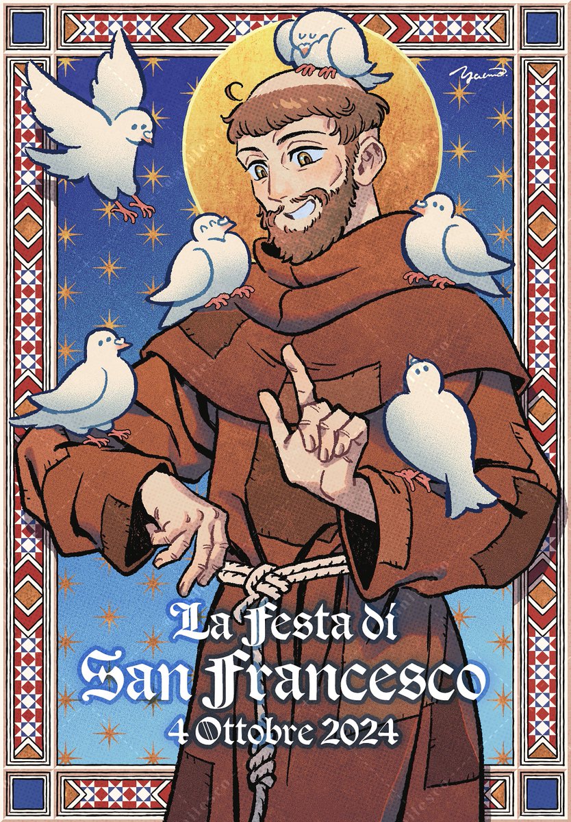 Feast of St. Francis of Assisi🕊️
10月4日はアッシジの聖フランチェスコの祝日☀️