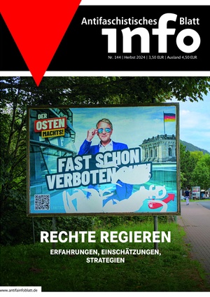 Ab jetzt im Shop:
<a href="/AntifaInfoBlatt/">AIB</a> 
schwarzesocke.org