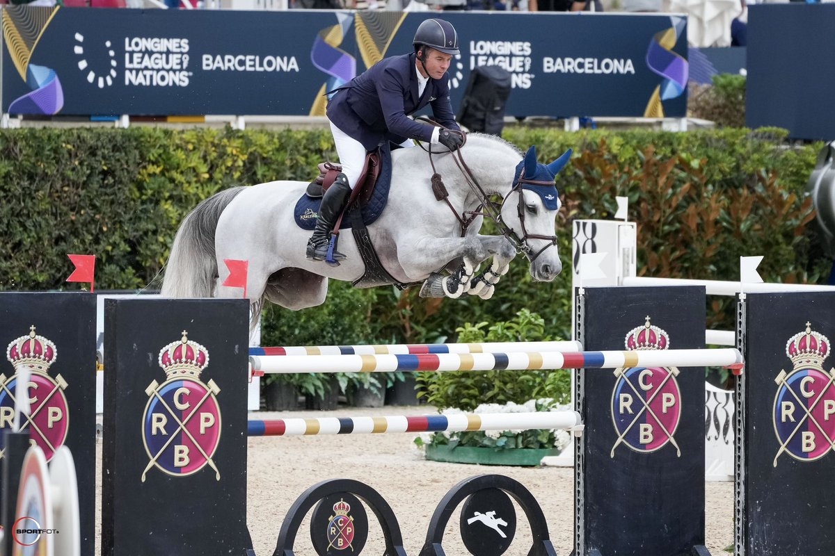 Cian_O_Connor's tweet photo. Iron Man and Fancy De Kergane feeling great in their first day of competition at CSIO5* LLN Nations Cup Final at Barcelona 🇪🇸✨
#cianoconnor #teamkarlswood #karlswood #karlswoodtraining #kwtraining #showjumping #equestrian #horse #horsesport https://t.co/guCHRlivFq