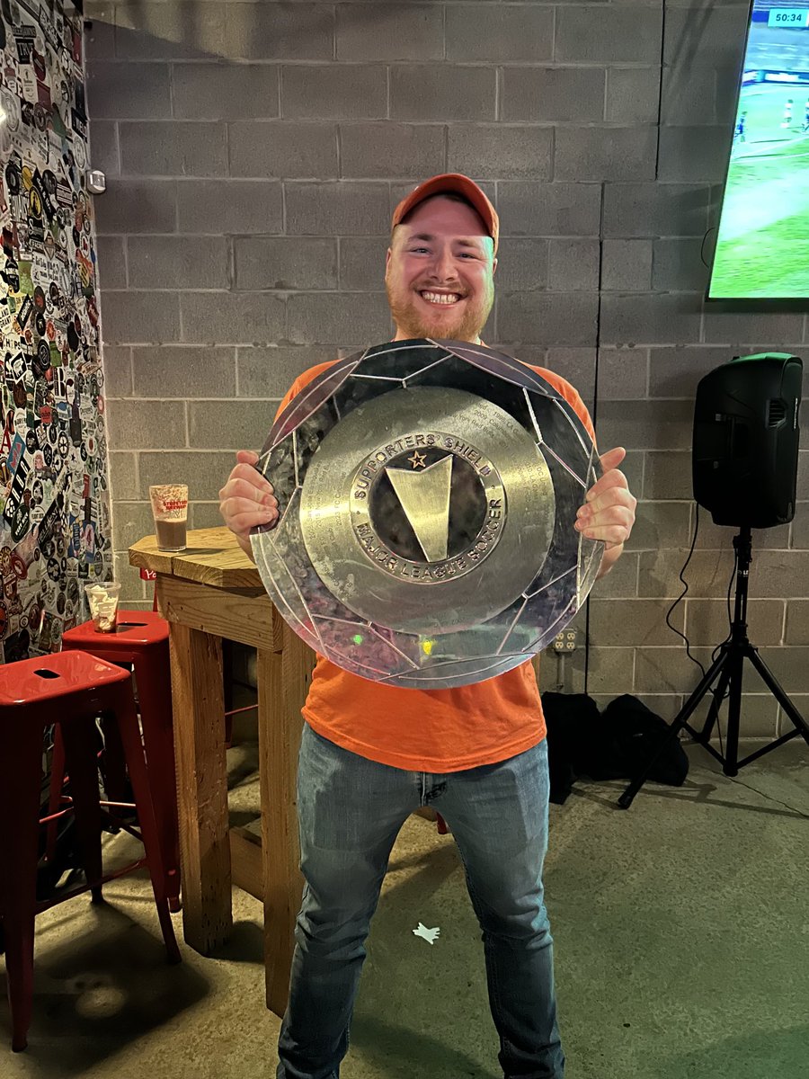 cmdunc2's tweet image. Happy to hear the #Allforcincy Supporters delivered the Shield to Columbus so Miami could celebrate with it in the Crew’s stadium. Silver lining