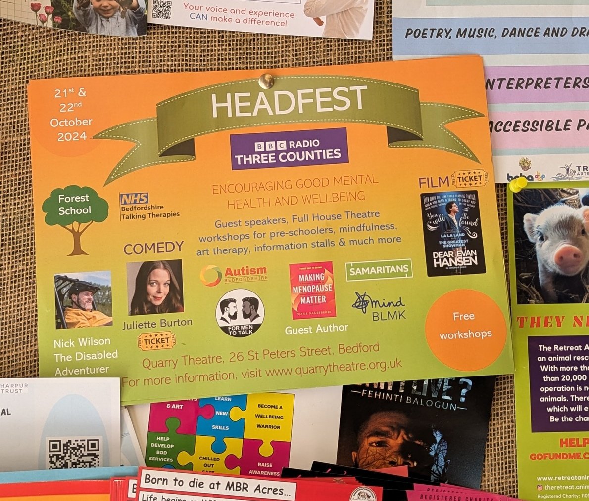 Tara Dolby (@taradolby) on Twitter photo We're so excited <a href="/BBC3CR/">BBC Beds, Herts & Bucks</a> to be bringing this to #Bedford. Come & meet the people and groups making our communities a better place to live. <a href="/quarryatstlukes/">The Quarry Theatre</a> #MentalHealth @MindBLMK <a href="/AutismBedf34141/">Autism Bedfordshire</a> <a href="/FullHouseTheaCo/">Full House Theatre</a> <a href="/ForMenToTalk/">For Men To Talk</a> #Menopause <a href="/JulietteBurton/">Juliette Burton FOLLOW ME ON BLUESKY</a> <a href="/Kate_Kinsella/">kate kinsella</a> We're so excited <a href="/BBC3CR/">BBC Beds, Herts & Bucks</a> to be bringing this to #Bedford. Come & meet the people and groups making our communities a better place to live. <a href="/quarryatstlukes/">The Quarry Theatre</a> #MentalHealth @MindBLMK <a href="/AutismBedf34141/">Autism Bedfordshire</a> <a href="/FullHouseTheaCo/">Full House Theatre</a> <a href="/ForMenToTalk/">For Men To Talk</a> #Menopause <a href="/JulietteBurton/">Juliette Burton FOLLOW ME ON BLUESKY</a> <a href="/Kate_Kinsella/">kate kinsella</a>