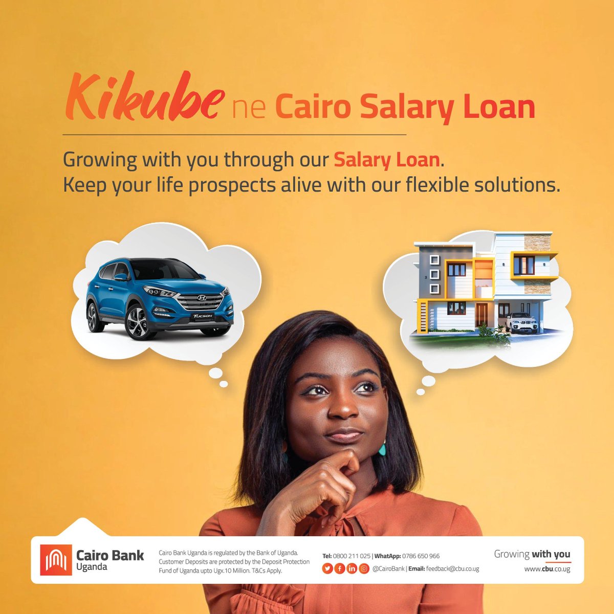 CairoBank's tweet image. Supporting your growth with our Salary Loan.
Maintain your life ambitions with our flexible solutions.

#SalaryLoan #FlexibleSolutions #CairoWay #GrowingwithYou