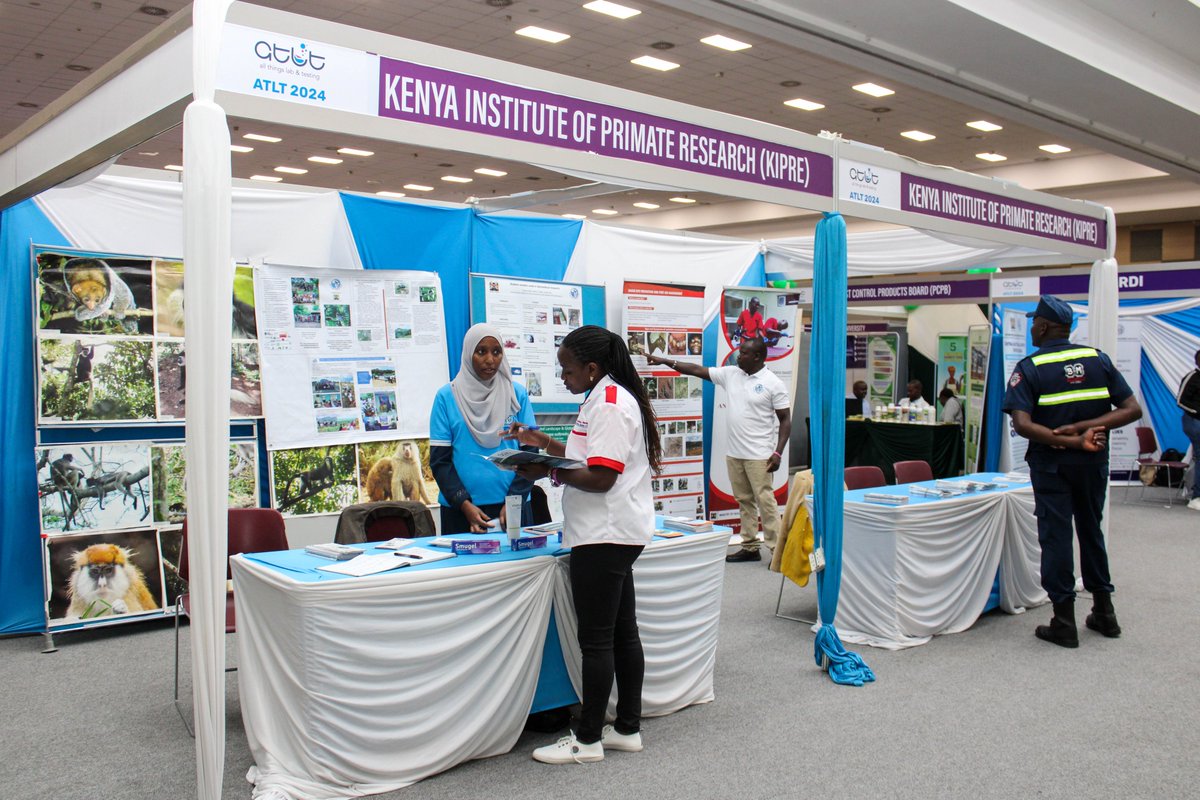 primateresearch's tweet photo. @primateresearch is exhibiting at the All Things Lab and Testing Expo 2024 at Sarit Centre, Westlands. KIPRE has had the chance to showcase our research and animal conservation programs while interacting with organisations in the research, testing and calibration fields. https://t.co/LzCBwalZUN