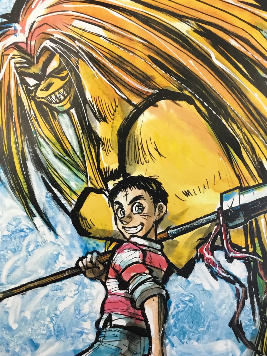 昔話はおしまい。新しいの描かなきゃ。
でも

読んでくれた人はコイツらの友だちな。
忘れない。忘れてやらねえ。

ありがとう。

藤田和日郎