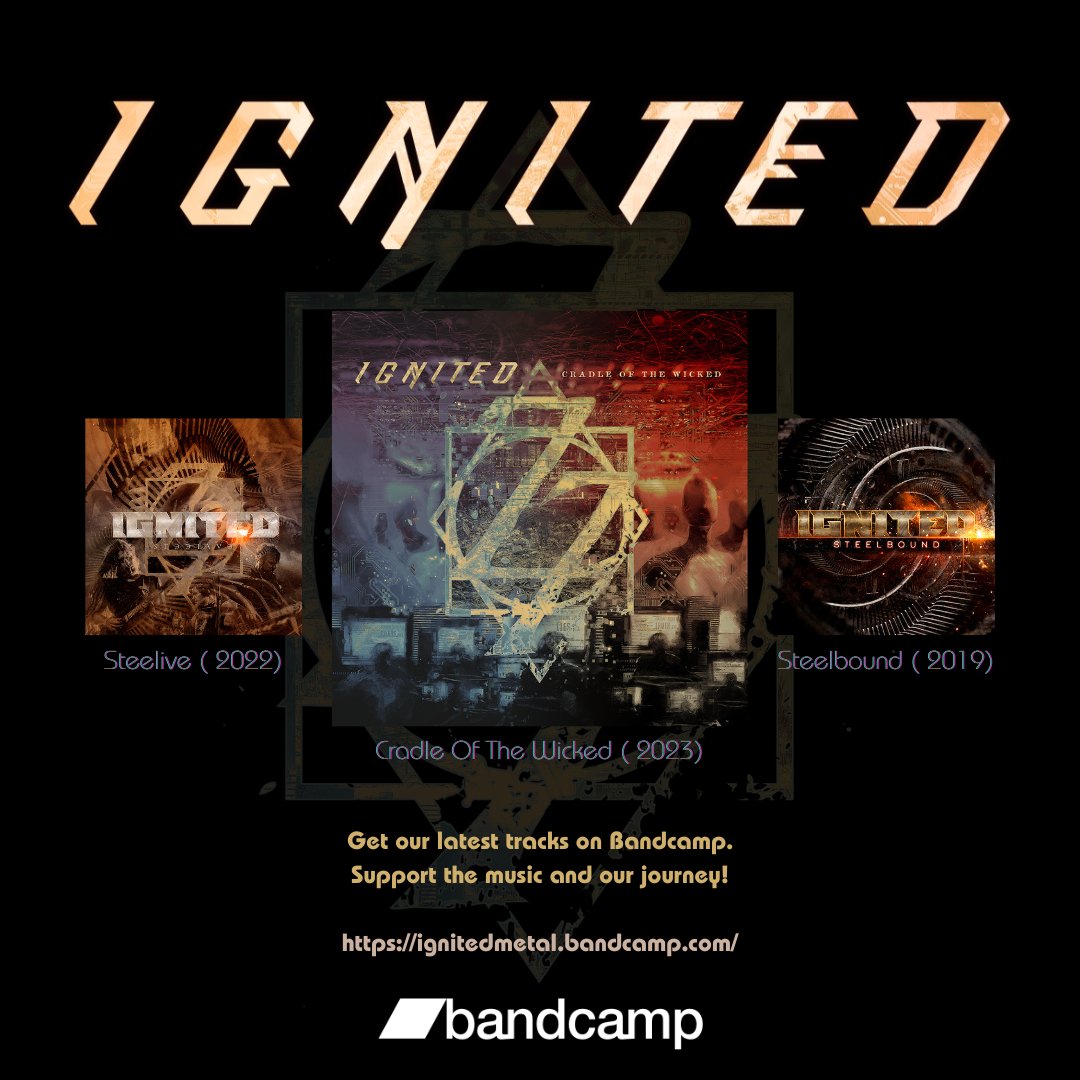 #bandcampfriday
All our albums are available for purchase and download on Bandcamp! If you enjoy our music and want to support us, this is an awesome way to do it. Big thanks! 😎🤘

ignitedmetal.bandcamp.com

Stay tuned for more!
#metal #metalband #metalmusic #heavymetal #ignited