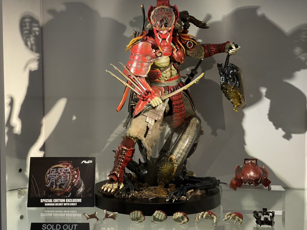 6thscale_KaWu's tweet photo. Some pics of the prototype of Hot Toys Alien vs. Predator - Akaoni Samurai Predator

Part 1

#TakayukiTakeya #Akaoni #SamuraiPredator #AVP #AlienvsPredator
#HotToysCollectibles #SixthScale https://t.co/um34cnJ4Af