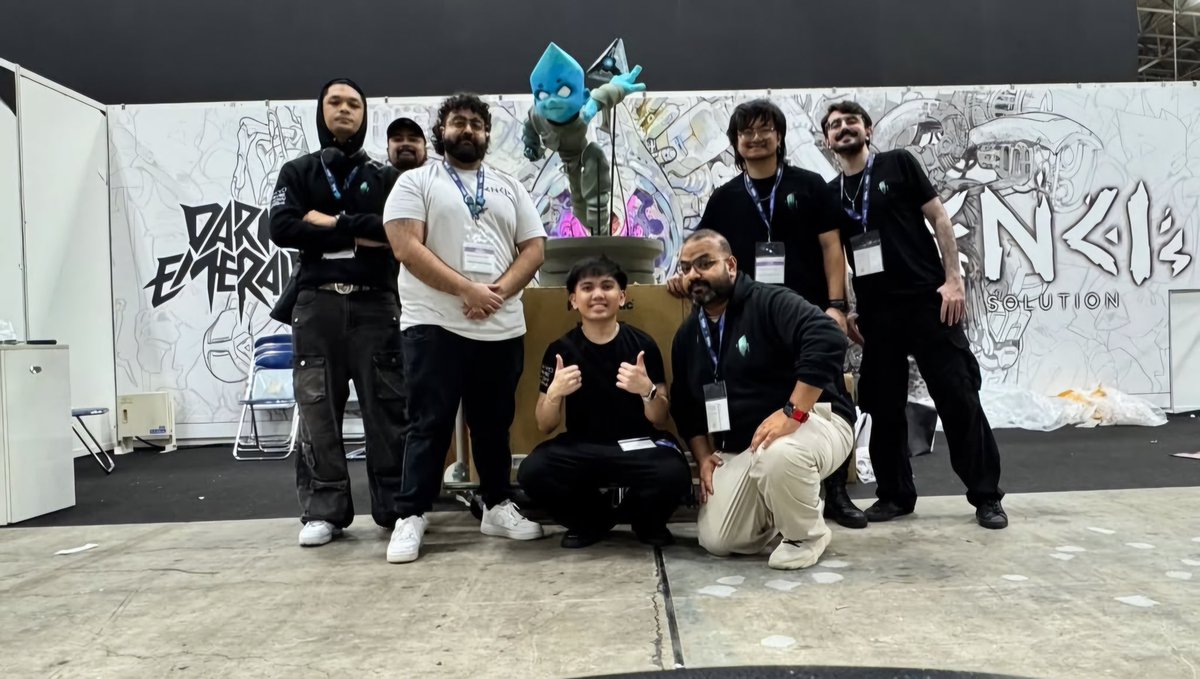 DarkEmeraldME's tweet photo. Thank you to everyone for visiting us and playing Enci's Solution at the Tokyo Game Show! We enjoyed seeing everyone play our game and it was a blast seeing all the support we received!๐ฎ
#darkemerald #encisolution #indiegames #tgs2024 #steam #platformer https://t.co/tJXik3J7wr