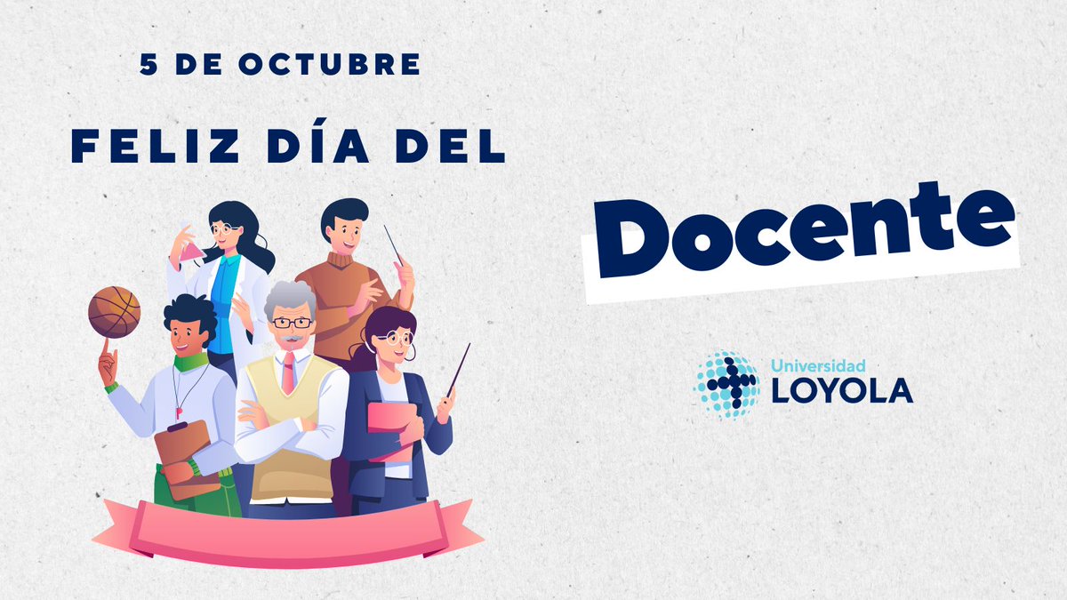 ¡Buenos días! Hoy #DíaMundialdelDocente felicitamos a todo nuestro profesorado por la gran labor que hace formando a l@s jóvenes que cambiarán el mundo. ¡Gracias! 💙