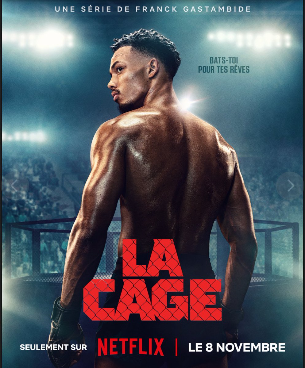 MMArena_'s tweet photo. 🚨🚨 LA PLUS GRANDE SÉRIE DE MMA DE L’HISTOIRE ARRIVE SUR NETFLIX !!

On y retrouvera des LÉGENDES comme Jon Jones et GSP 🤩 

Sortie officielle le 08 novembre sur @NetflixFR 

On a hâte.

@NetflixFR @FGastambide https://t.co/bucfNapCSY