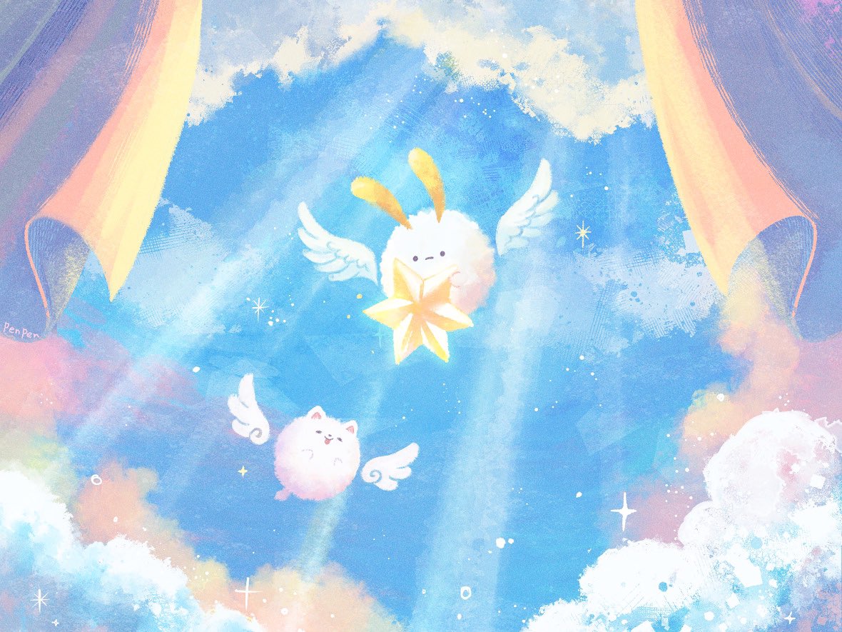 pencopeco's tweet image. ˖⁺‧₊꒰ა天使の日໒꒱⋆⁺₊*