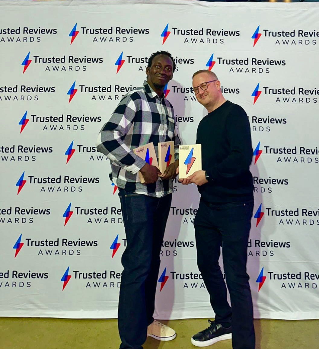 A great night for <a href="/TPVision/">TP Vision</a> <a href="/BowersWilkins/">Bowers & Wilkins</a> at the Trusted Reviews Awards. HDR TV of the Year and Headphones of the Year no less. A big thank you to Kob and all the TR team.
