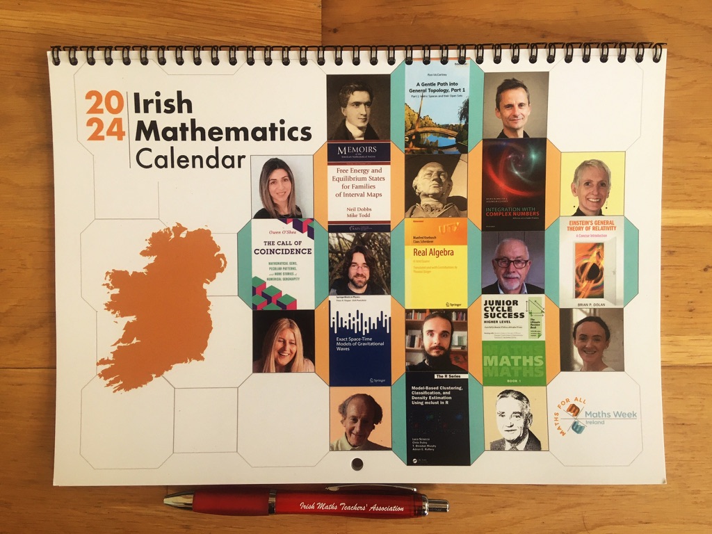The Examcraft Group (@examcraftgroup) on Twitter photo Delighted to see one of the #JCSuccess Maths revision book featuring on the cover of the Irish Maths Calendar alongside so many esteemed #STEM authors. 😀
<a href="/Education_Ire/">Department of Education and Youth</a>
<a href="/ImtaBrendan/">Brendan O'Sullivan 🇮🇪🇪🇺</a> <a href="/ODubhthaighC/">oDubhthaigh</a> <a href="/Dansheedy_Ed/">Dan Sheedy</a>
<a href="/anacaroamaral/">Ana Carolina</a>
<a href="/ocallaghanphil/">Philip O'Callaghan</a> Delighted to see one of the #JCSuccess Maths revision book featuring on the cover of the Irish Maths Calendar alongside so many esteemed #STEM authors. 😀
<a href="/Education_Ire/">Department of Education and Youth</a>
<a href="/ImtaBrendan/">Brendan O'Sullivan 🇮🇪🇪🇺</a> <a href="/ODubhthaighC/">oDubhthaigh</a> <a href="/Dansheedy_Ed/">Dan Sheedy</a>
<a href="/anacaroamaral/">Ana Carolina</a>
<a href="/ocallaghanphil/">Philip O'Callaghan</a>