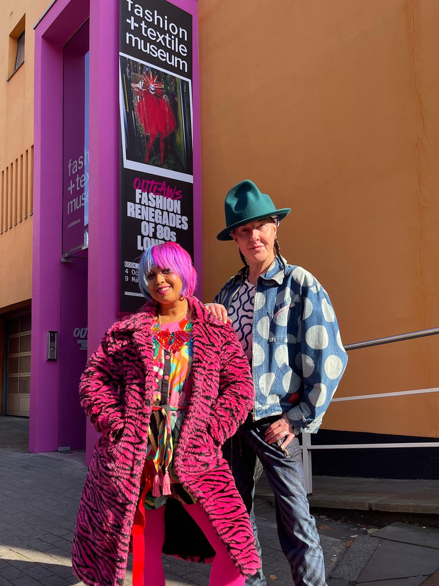 Momtaz Begum-Hossain (@momtazbh) on Twitter photo Hands down my fave ever exhibition <a href="/FashionTextile/">Fashion and Textile Museum</a> 🙌🏽Outlaws: Fashion Renegades of 80s London opens today celebrating the style scene at Leigh Bowery's nightclub Taboo. My mate Maur was a regular & some of his clothes feature in it. Fun, flamboyant & colourful it is Everything!🌈 Hands down my fave ever exhibition <a href="/FashionTextile/">Fashion and Textile Museum</a> 🙌🏽Outlaws: Fashion Renegades of 80s London opens today celebrating the style scene at Leigh Bowery's nightclub Taboo. My mate Maur was a regular & some of his clothes feature in it. Fun, flamboyant & colourful it is Everything!🌈