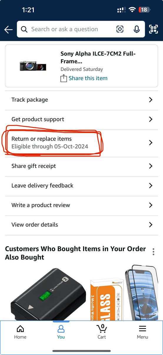 Teenesh_7's tweet photo. Received the wrong camera from @amazonIN @AmazonHelp , and even though the app states a return/replacement policy till Oct 5th, support is refusing to help! I have videos &amp; photos proving the issue. Why aren’t you honoring your policy? #amazonCustomerServiceFail #AmazonSupport https://t.co/EAuoYkm6Zy